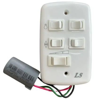Chave 3V 10uf Ventilador Teto